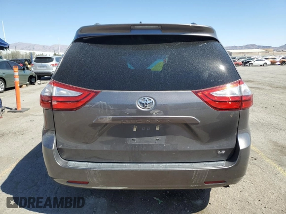 2017 Toyota Sienna LE Auto Access Seat with VIN 5TDKZ3DC1HS820732, listed as a Copart auction lot 54251475 with 104,560 mi miles and Salvage title. Bid and sale history available at DreamBid. Image 6.