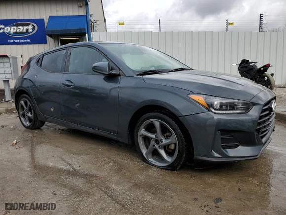 2019 Hyundai Veloster 2.0 with VIN KMHTG6AF4KU011847, listed as a Copart auction lot 84816564 with 63,746 mi miles and Non Repairable. Bid and sale history available at carsss.com. Image 4.