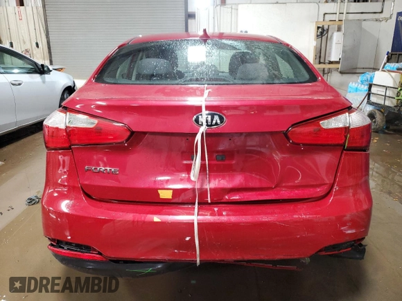 2014 Kia Forte LX with VIN KNAFX4A68E5226486, listed as a Copart auction lot 51178745 with 89,632 mi miles and Salvage Title. Bid and sale history available at carsss.com. Image 6.