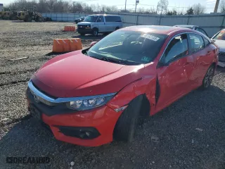 2018 Honda Civic Sedan EX-L with VIN JHMFC1F74JX041962, listed as a Copart auction lot 48162155 with 87,558 mi miles and Salvage Title. Bid and sale history available at carsss.com. Image 1.