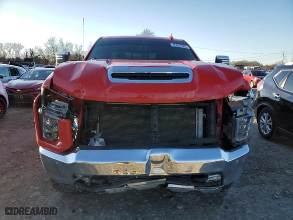 2021 Chevrolet Silverado 2500HD LTZ with VIN 1GC4YPE77MF189290, listed as a Copart auction lot 45537885 with 58,139 mi miles and Salvage Title. Bid and sale history available at carsss.com. Image 5.