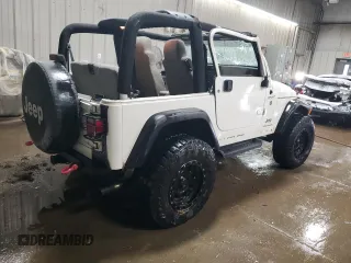 2003 Jeep Wrangler Sport with VIN 1J4FA49S43P300522, listed as a Copart auction lot 50508965 with 192,643 mi miles and Salvage Title. Bid and sale history available at carsss.com. Image 3.
