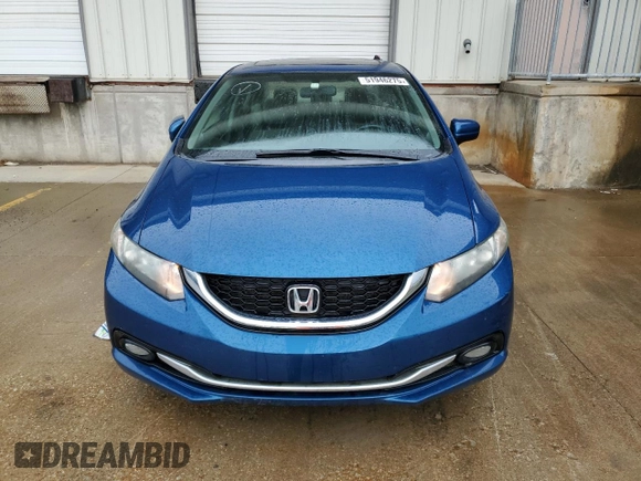 2015 Honda Civic Sedan EX-L with VIN 2HGFB2F96FH504029, listed as a Copart auction lot 51946275 with 142,837 mi miles and Salvage Title. Bid and sale history available at carsss.com. Image 5.