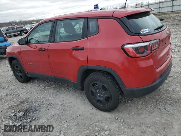 2020 Jeep Compass Sport z VIN 3C4NJCABXLT166098, wystawiony jako Copart lot #50807445 z przebiegiem 87 719 mil mil oraz Szkoda całkowita • Salvage title. Historia ofert i sprzedaży dostępna na DreamBid. Obrazek 2.
