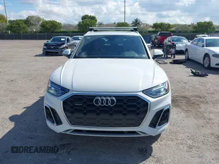 2023 Audi Q5 S line Premium with VIN WA1GAAFY9P2056512, listed as a IAAI auction lot 41686353 with 13,959 mi miles. Bid and sale history available at carsss.com. Image 12.