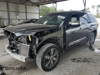 2023 Toyota Sequoia SR5 with VIN 7SVAAAAA3PX002055, listed as a Copart auction lot 72932724 with 22,833 mi miles and Salvage Title. Bid and sale history available at carsss.com. Image 1.