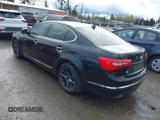 2014 Kia Cadenza Premium with VIN KNALN4D71E5132396, listed as a IAAI auction lot 41977031 with 114,714 mi miles. Bid and sale history available at carsss.com. Image 3.