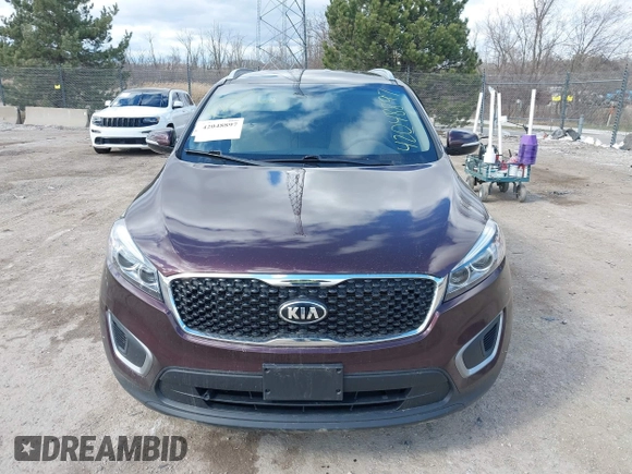 2016 Kia Sorento LX with VIN 5XYPGDA53GG037477, listed as a IAAI auction lot 42048897 with 124,482 mi miles and . Bid and sale history available at DreamBid. Image 12.