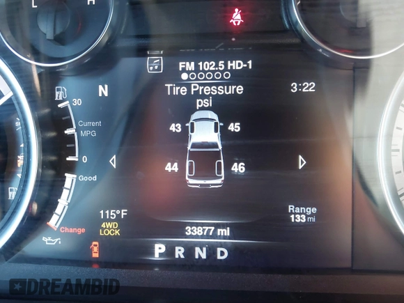 2021 Ram 1500 Classic Warlock with VIN 1C6RR7GT1MS590569, listed as a IAAI auction lot 41877699 with 33,877 mi miles. Bid and sale history available at carsss.com. Image 7.