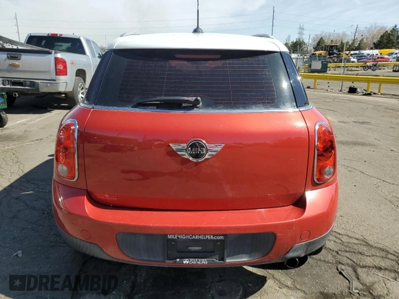 2014 MINI Countryman with VIN WMWZB3C56EWR41819, listed as a Copart auction lot 48149985 with 93,784 mi miles and Salvage Title. Bid and sale history available at DreamBid. Image 6.
