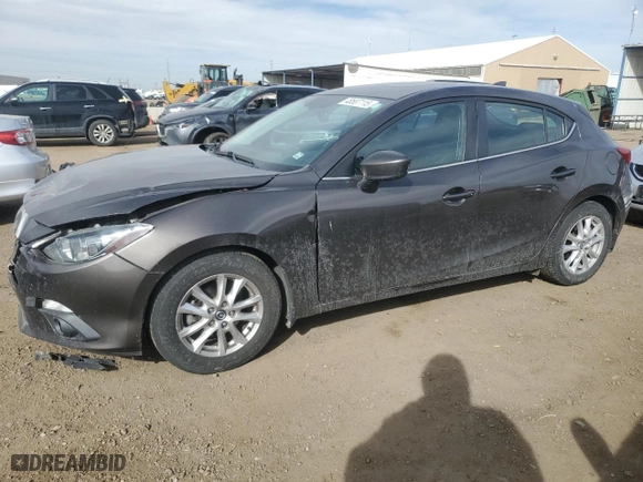 2016 Mazda Mazda3 i Grand Touring with VIN 3MZBM1N73GM327490, listed as a Copart auction lot 48587115 with 172,296 mi miles and Salvage Title. Bid and sale history available at carsss.com. Image 1.