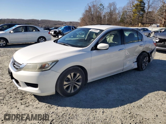 2015 Honda Accord Sedan LX with VIN 1HGCR2F30FA182450, listed as a Copart auction lot 46618085 with 143,876 mi miles and Salvage Title. Bid and sale history available at carsss.com. Image 1.
