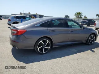 2019 Honda Accord Sport with VIN 1HGCV1F35KA024556, listed as a Copart auction lot 52312295 with 59,264 mi miles and Salvage Title. Bid and sale history available at DreamBid. Image 3.