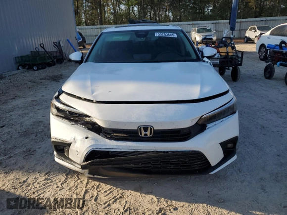 2024 Honda Civic Sedan Touring with VIN 2HGFE1F98RH321771, listed as a Copart auction lot 50203665 with 7,787 mi miles and Salvage Title. Bid and sale history available at carsss.com. Image 5.