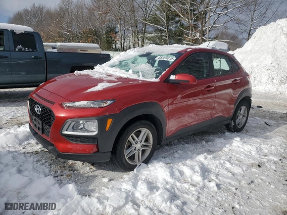 2019 Hyundai Kona SE with VIN KM8K1CAA4KU381485, listed as a Copart auction lot 88309615 with 65,290 mi miles and Salvage Title. Bid and sale history available at carsss.com. Image 1.
