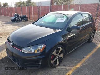 2015 Volkswagen Golf GTI Autobahn with VIN 3VW5T7AU6FM006802, listed as a IAAI auction lot 41610435 with 110,615 mi miles. Bid and sale history available at carsss.com. Image 2.