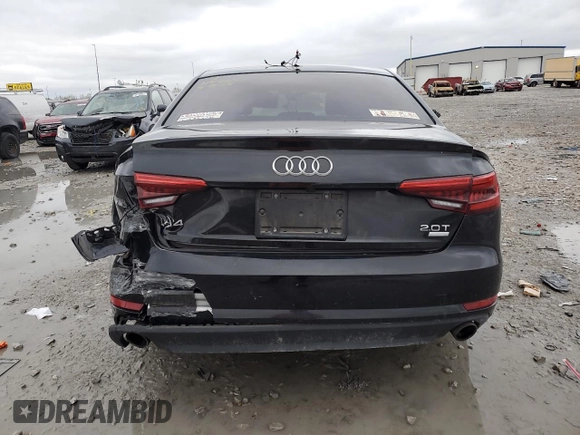 2017 Audi A4 ultra Premium with VIN WAUGMAF48HN062048, listed as a Copart auction lot 53967045 with 85,666 mi miles and Clean Title. Bid and sale history available at carsss.com. Image 6.