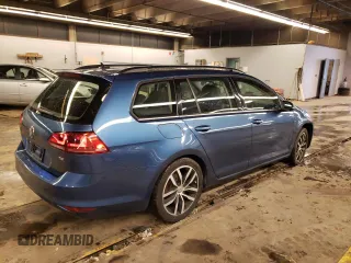 2016 Volkswagen Golf SportWagen TSI S with VIN 3VWC17AU0GM518375, listed as a Copart auction lot 37646454 with 129,994 mi miles. Bid and sale history available at carsss.com. Image 3.