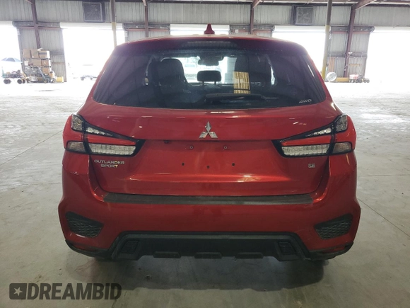 2021 Mitsubishi Outlander ES with VIN JA4ARUAU8MU019780, listed as a Copart auction lot 56278655 with 94,391 mi miles and Clean title. Bid and sale history available at DreamBid. Image 6.