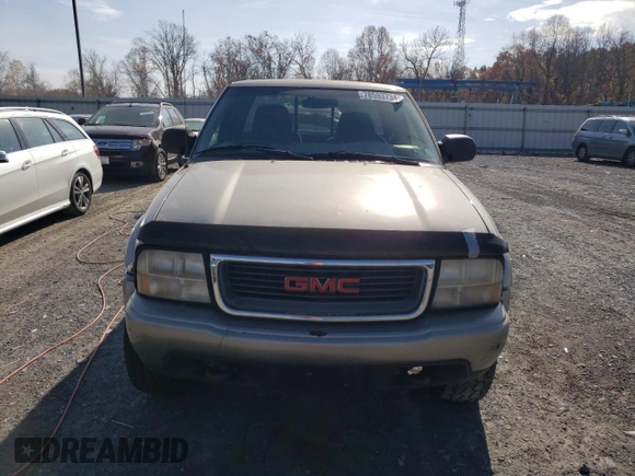 2002 GMC Sonoma SLS with VIN 1GTCT19W128177288, listed as a Copart auction lot 78593734 with 195,980 mi miles and Clean Title. Bid and sale history available at carsss.com. Image 5.