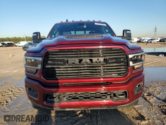 2023 Ram 3500 Laramie with VIN 3C63RRJL7PG557369, listed as a Copart auction lot 44796765 with 6,390 mi miles and Non Repairable. Bid and sale history available at carsss.com. Image 5.