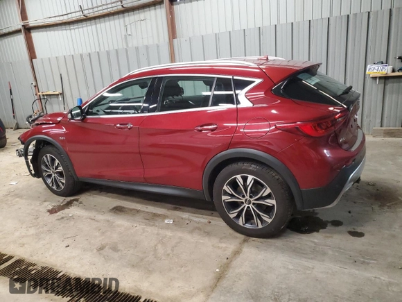 2017 Infiniti QX30 Premium z VIN SJKCH5CR7HA016566, wystawiony jako Copart lot #50260005 z przebiegiem Nie podano mil oraz Szkoda całkowita • Salvage title. Historia ofert i sprzedaży dostępna na DreamBid. Obrazek 2.