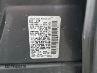 2014 Nissan Murano S z VIN JN8AZ1MW4EW515428, wystawiony jako Copart lot #64369495 z przebiegiem 147 477 mil mil oraz Czysty tytuł • Clean title. Historia ofert i sprzedaży dostępna na DreamBid. Obrazek 12.