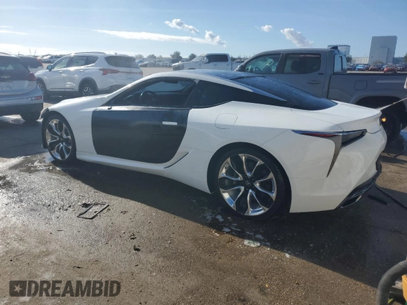 2018 Lexus LC 500h z VIN JTHHP5AY4JA003784, wystawiony jako Copart lot #85036874 z przebiegiem 43 561 mil mil oraz Szkody całkowita. Historia ofert i sprzedaży dostępna na DreamBid. Obrazek 2.