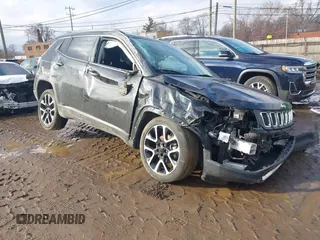 2021 Jeep Compass Limited with VIN 3C4NJDCB1MT522099, listed as a IAAI auction lot 41680834 with 44,110 mi miles and . Bid and sale history available at DreamBid. Image 1.