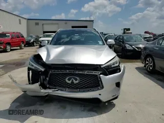 2019 Infiniti QX50 Luxe with VIN 3PCAJ5M10KF115123, listed as a Copart auction lot 57309395 with 122,978 mi miles and Salvage title. Bid and sale history available at DreamBid. Image 14.
