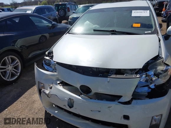 2010 Toyota Prius II with VIN JTDKN3DU4A0036669, listed as a IAAI auction lot 41850717 with Not Provided miles. Bid and sale history available at carsss.com. Image 6.