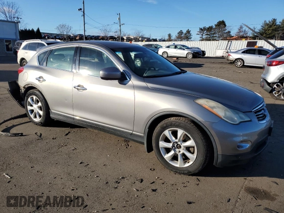 2010 Infiniti EX Journey with VIN JN1AJ0HR4AM753001, listed as a Copart auction lot 41566195 with 167,771 mi miles and Salvage Title. Bid and sale history available at DreamBid. Image 4.