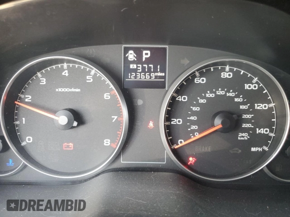 2014 Subaru Legacy Premium с VIN 4S3BMCC63E3021333, выставлен на аукционе Copart как лот 56433305 с пробегом 123 669 миль миль и Списание • Salvage title. История ставок и продаж доступна на DreamBid. Изображение 9.