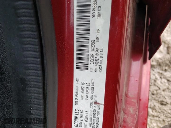 2013 Chrysler 200 Touring with VIN 1C3CCBBB1DN723061, listed as a Copart auction lot 46126885 with 166,840 mi miles and Clean Title. Bid and sale history available at carsss.com. Image 15.