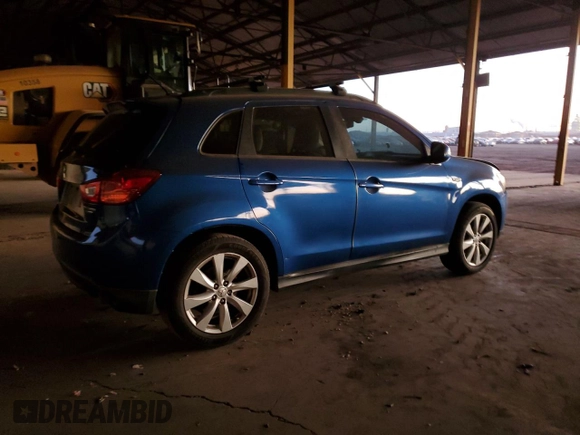2015 Mitsubishi Outlander Sport 2.4 GT with VIN 4A4AP4AW7FE031115, listed as a Copart auction lot 85671284 with 143,713 mi miles and Salvage Title. Bid and sale history available at carsss.com. Image 3.