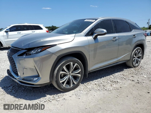 2022 Lexus RX with VIN 2T2HZMAA5NC220394, listed as a Copart auction lot 53384105 with 16,696 mi miles and Salvage Title. Bid and sale history available at carsss.com. Image 1.