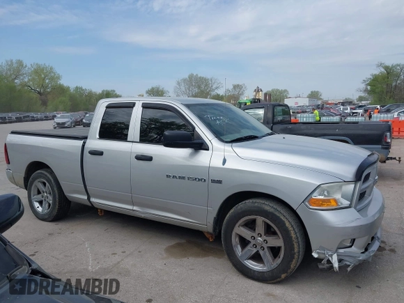 2012 Ram 1500 Express with VIN 1C6RD6FT7CS208103, listed as a IAAI auction lot 42060066 with 186,302 mi miles and . Bid and sale history available at DreamBid. Image 13.