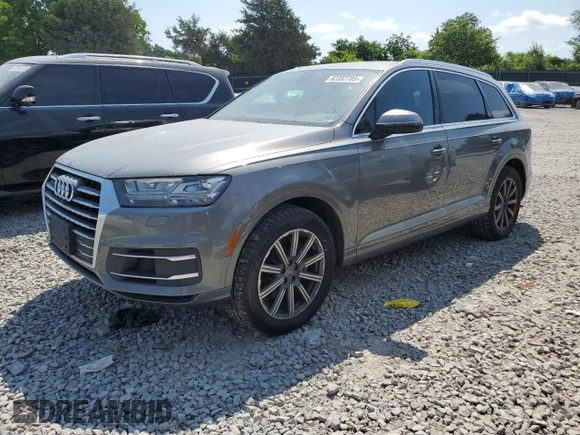 2017 Audi Q7 Premium Plus with VIN WA1LAAF74HD009710, listed as a Copart auction lot 62352705 with 153,865 mi miles and Clean title. Bid and sale history available at DreamBid. Image 1.