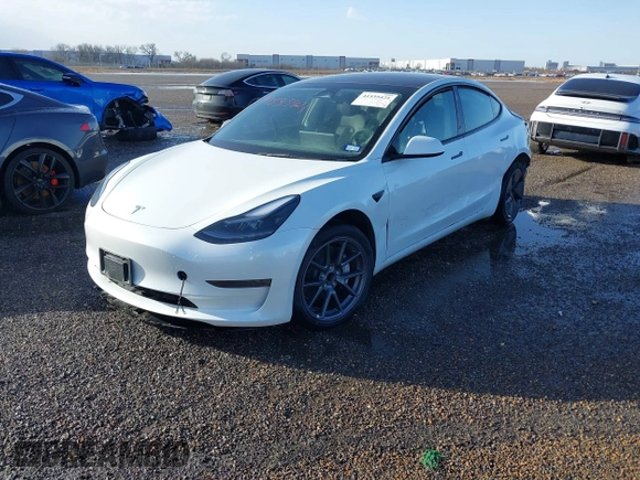 2023 Tesla Model 3 z VIN 5YJ3E1EAXPF505951, wystawiony jako IAAI lot #41535421 z przebiegiem Nie podano mil oraz . Historia ofert i sprzedaży dostępna na DreamBid. Obrazek 2.