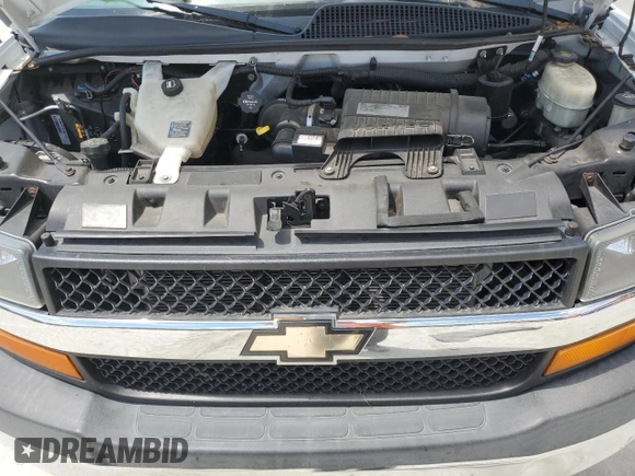 2017 Chevrolet Express Passenger LT with VIN 1GAZGPFG2H1180404, listed as a Copart auction lot 56962715 with 89,706 mi miles and Salvage title. Bid and sale history available at DreamBid. Image 12.