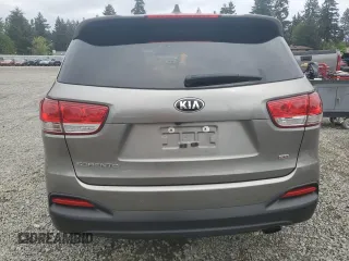 2017 Kia Sorento LX with VIN 5XYPGDA37HG295338, listed as a Copart auction lot 57227355 with 71,655 mi miles and Salvage title. Bid and sale history available at DreamBid. Image 6.