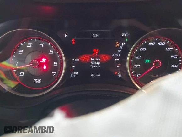 2023 Dodge Charger Scat Pack Widebody with VIN 2C3CDXGJ9PH516473, listed as a IAAI auction lot 41188167 with 38,021 mi miles and . Bid and sale history available at DreamBid. Image 7.