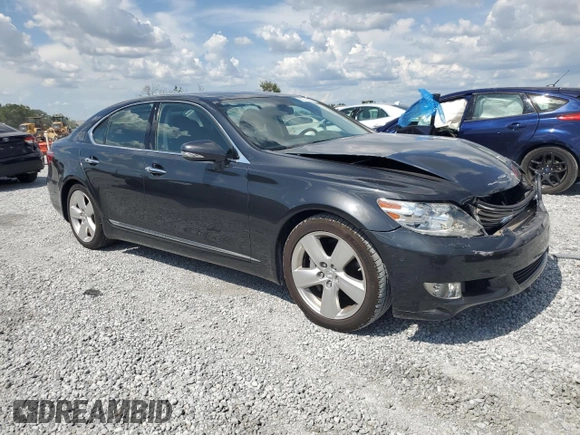 2011 Lexus LS 460 with VIN JTHBL5EF1B5101711, listed as a Copart auction lot 62313825 with 45,985 mi miles and Non repairable. Bid and sale history available at DreamBid. Image 4.
