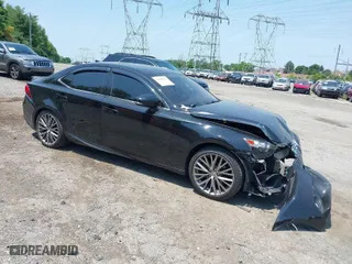 2015 Lexus IS 250 with VIN JTHCF1D25F5025399, listed as a IAAI auction lot 39680736 with 119,533 mi miles. Bid and sale history available at carsss.com. Image 1.