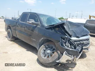 2022 Ram 1500 Big Horn with VIN 1C6RREBGXNN268155, listed as a IAAI auction lot 42240871 with 45,811 mi miles and . Bid and sale history available at DreamBid. Image 1.