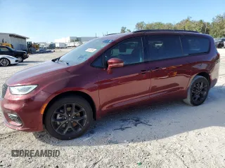 2021 Chrysler Pacifica Touring L z VIN 2C4RC3BGXMR564292, wystawiony jako Copart lot #76481914 z przebiegiem 35 247 mil mil oraz Szkoda całkowita • Salvage title. Historia ofert i sprzedaży dostępna na DreamBid. Obrazek 1.