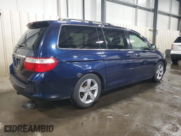 2007 Honda Odyssey Touring с VIN 5FNRL38827B074039, выставлен на аукционе Copart как лот 57208225 с пробегом 142 762 миль миль и Списание • Salvage title. История ставок и продаж доступна на DreamBid. Изображение 3.