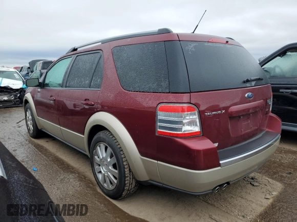 2008 Ford Taurus X Eddie Bauer with VIN 1FMDK08W98GA44730, listed as a Copart auction lot 43870555 with 67,340 mi miles and Clean title. Bid and sale history available at DreamBid. Image 2.