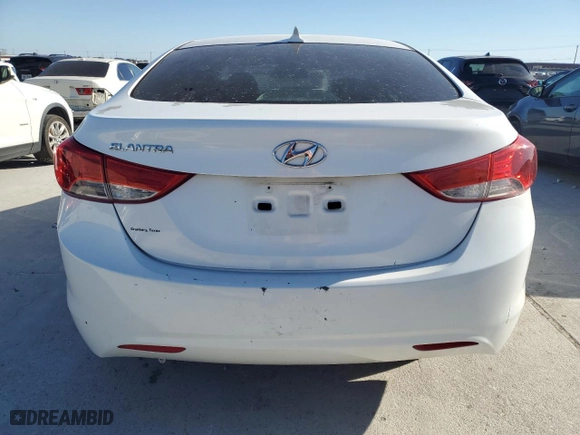 2013 Hyundai Elantra GLS with VIN 5NPDH4AE0DH183534, listed as a Copart auction lot 49715655 with 182,579 mi miles and Salvage Title. Bid and sale history available at carsss.com. Image 6.