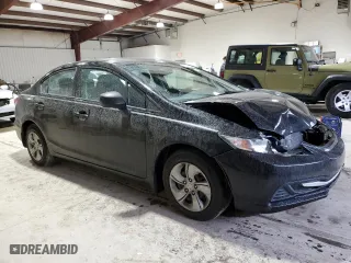 2013 Honda Civic Sdn LX with VIN 2HGFB2F58DH600707, listed as a Copart auction lot 46729855 with 143,750 mi miles and Salvage Title. Bid and sale history available at carsss.com. Image 4.